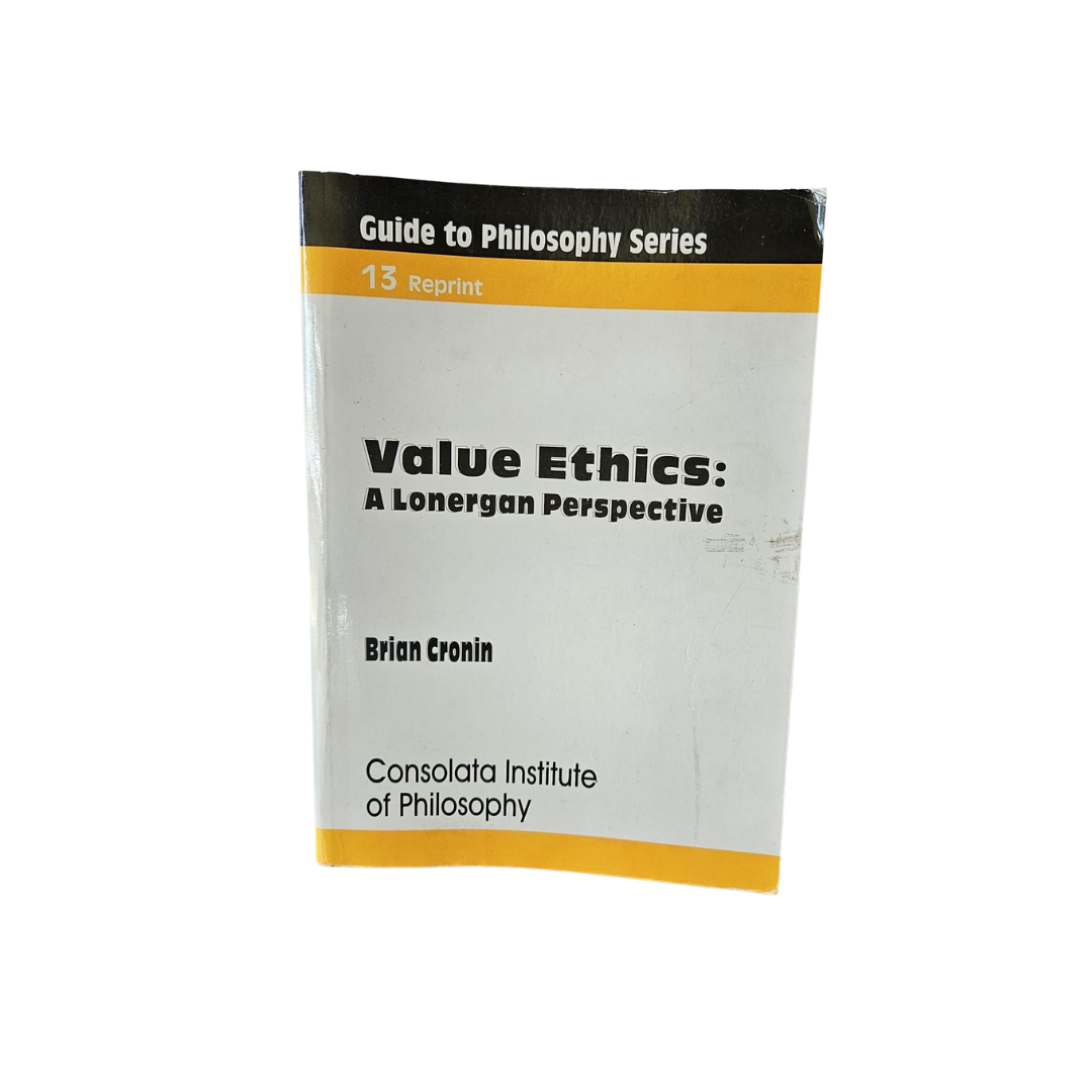 Value Ethics: A Lonergan Perspective